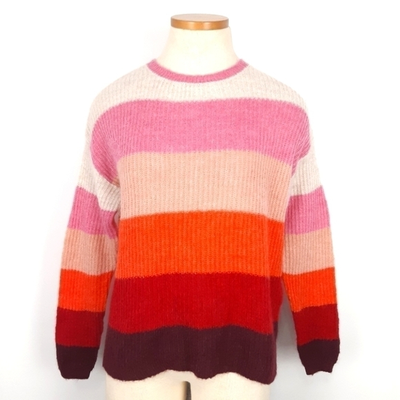 NWT Silverflint Stripe Alpaca Blend Sweater Size XS - Picture 2 of 10